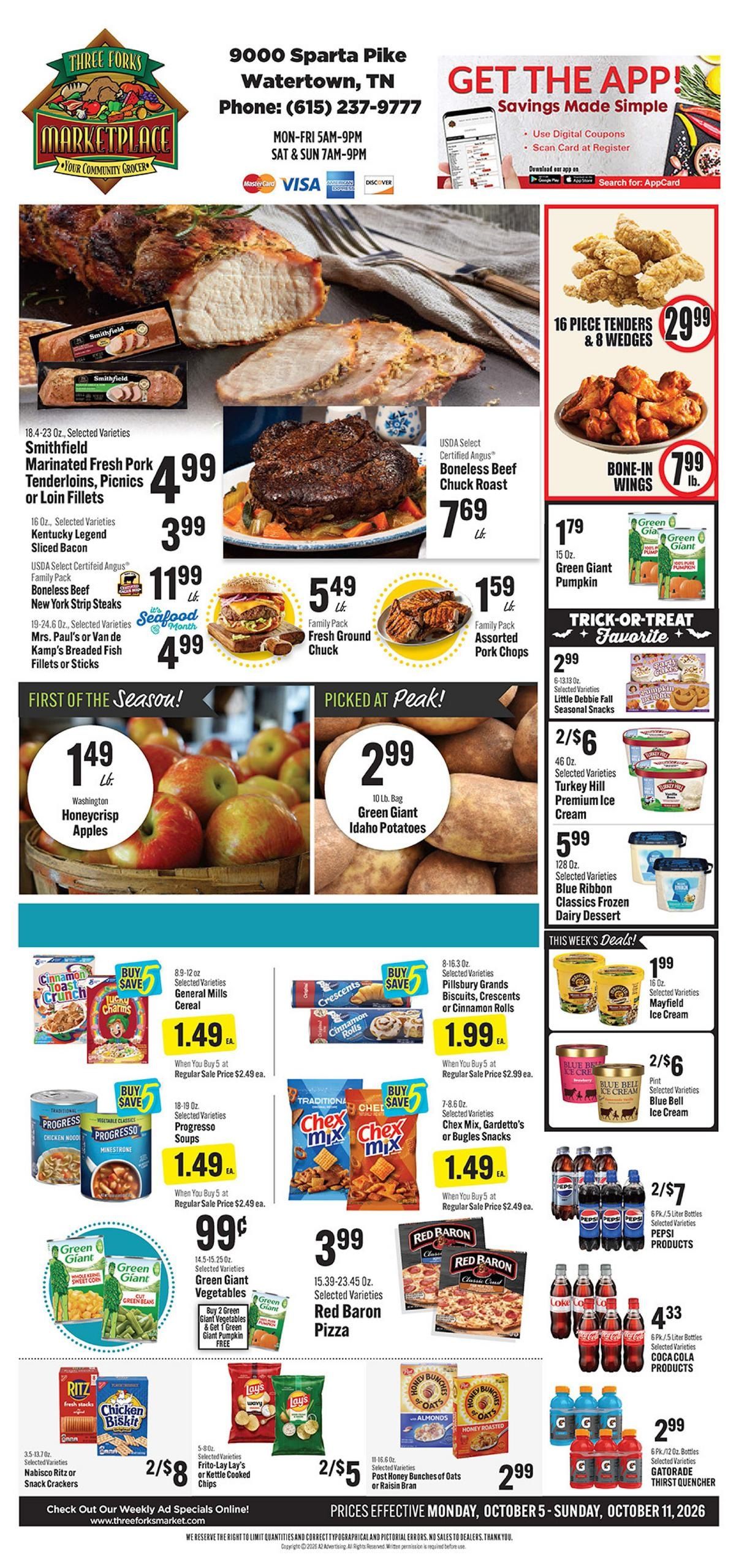 Three Forks Market Weekly Ad October 5 - 11, 2026