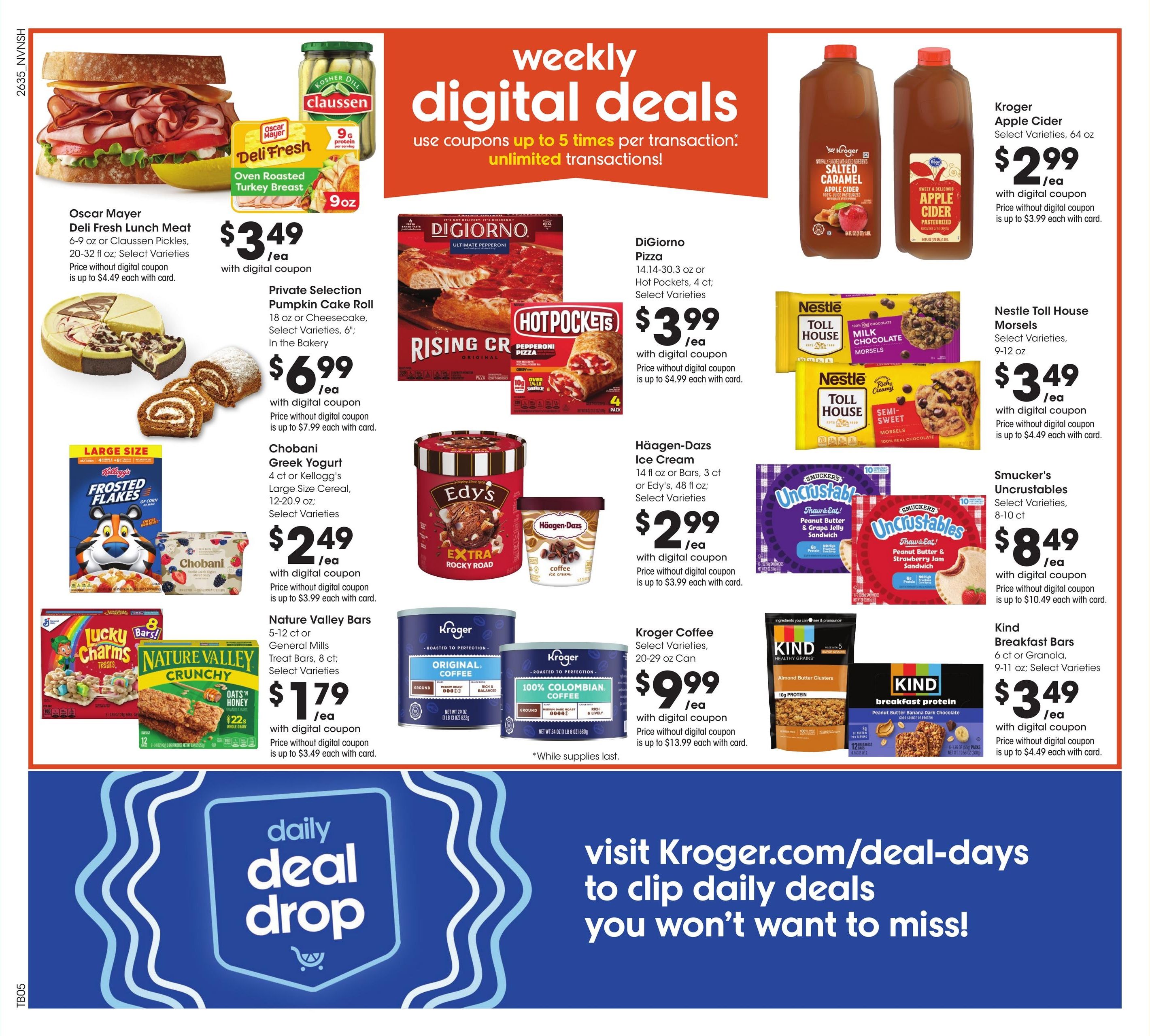 Kroger (College Grove Area, TN) Weekly Ad September 30 - October 6, 2026