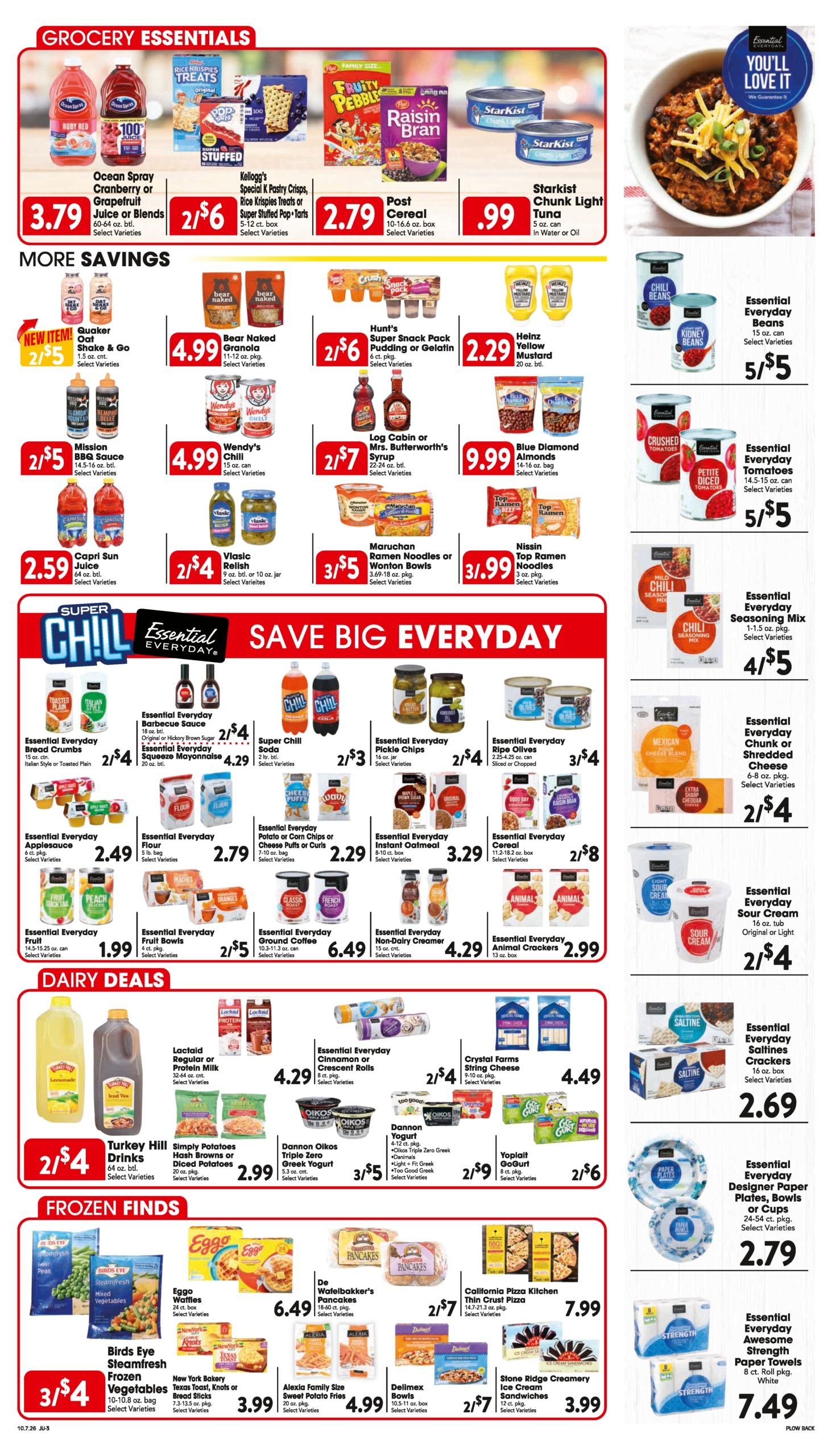 Trout's Jubilee Foods Weekly Ad October 7 - 13, 2026