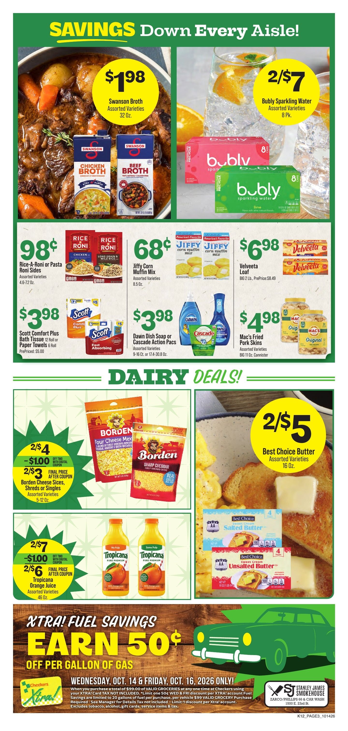 Checkers Foods Weekly Ad October 14 - 20, 2026