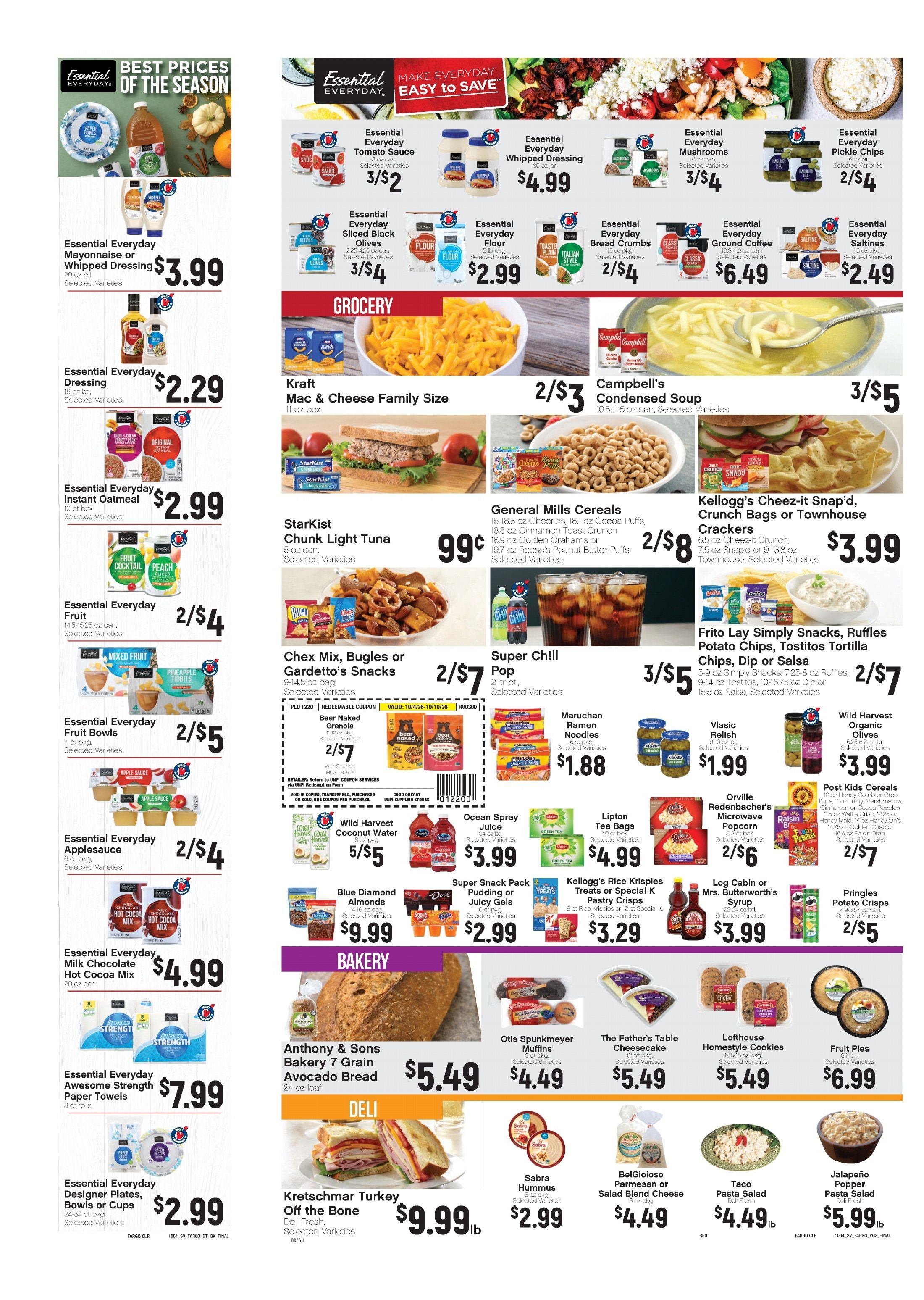 Ashley Supervalu Weekly Ad October 5 - 11, 2026