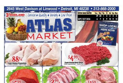Atlas Market (2645 West Davison Street, Detroit, MI) Weekly Ad October 23 - 25, 2026