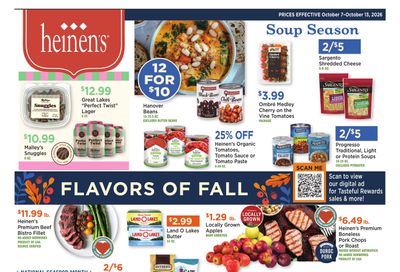 Heinen's Grocery Store (Akron Area, OH) Weekly Ad October 7 - 13, 2026