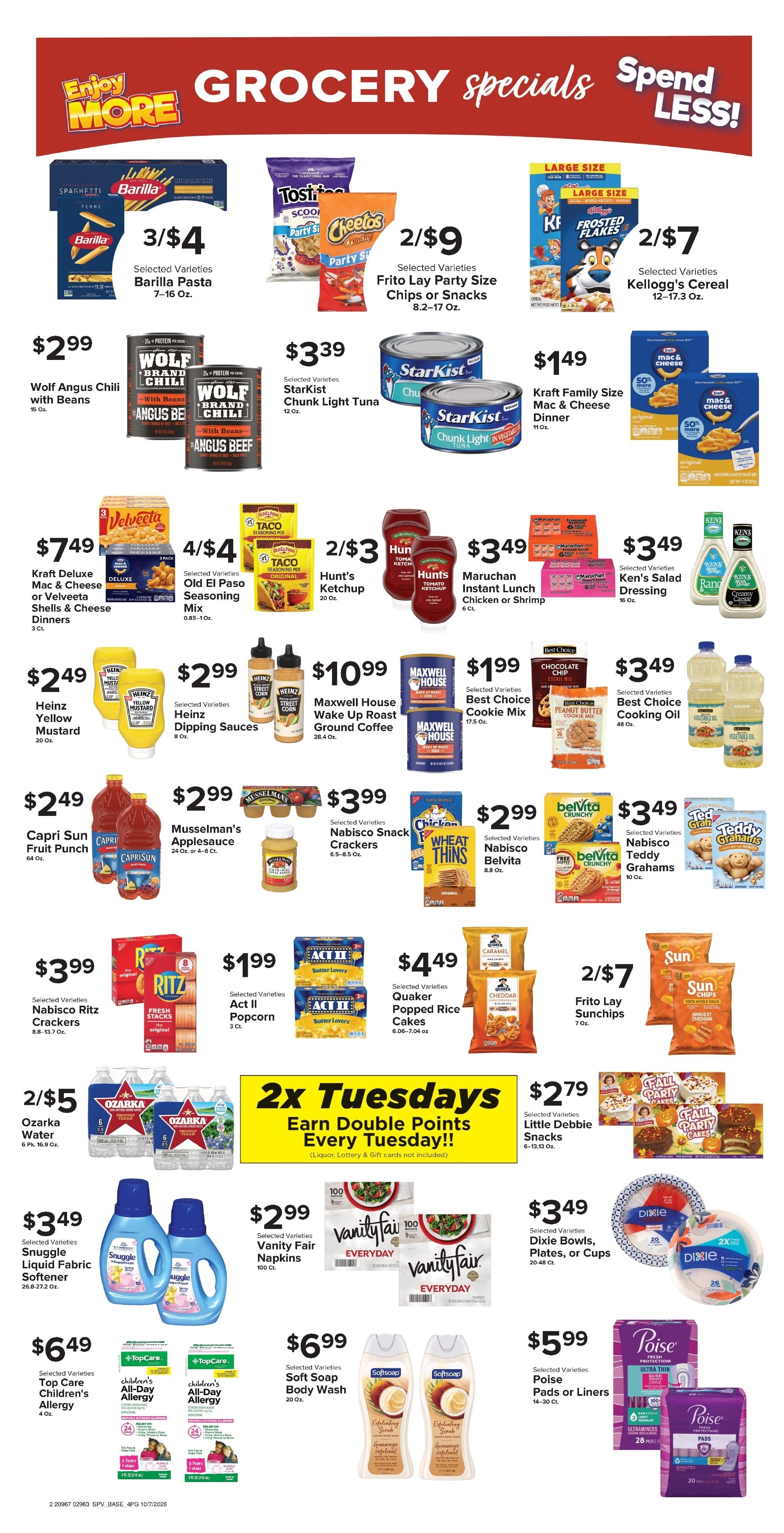Your Country Mart Weekly Ad October 7 - 13, 2026