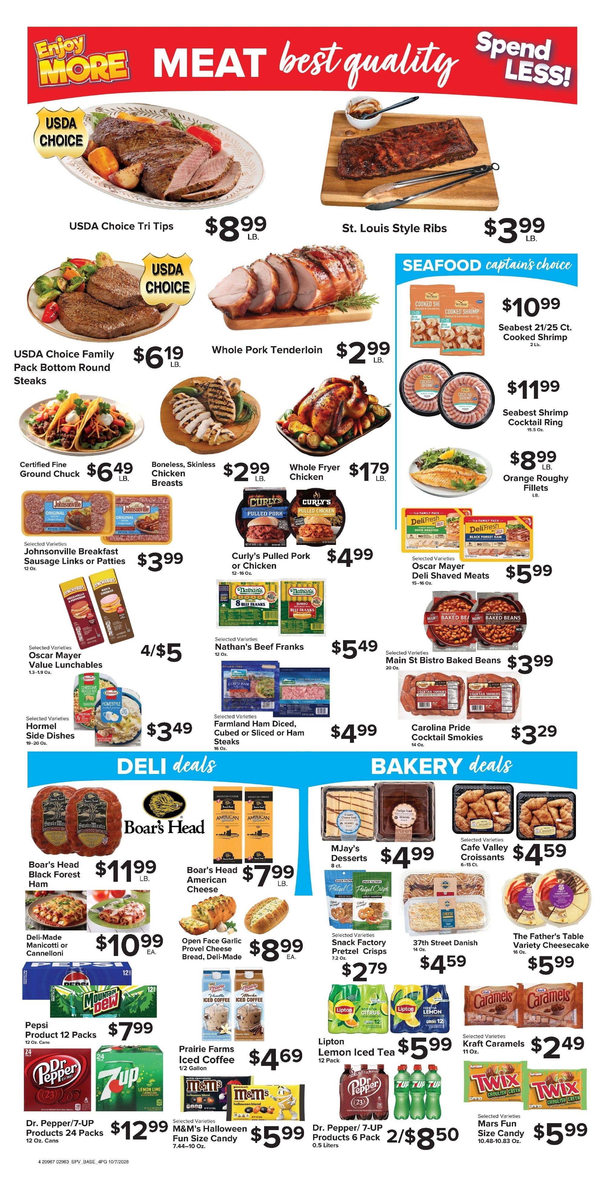 Your Country Mart Weekly Ad October 7 - 13, 2026