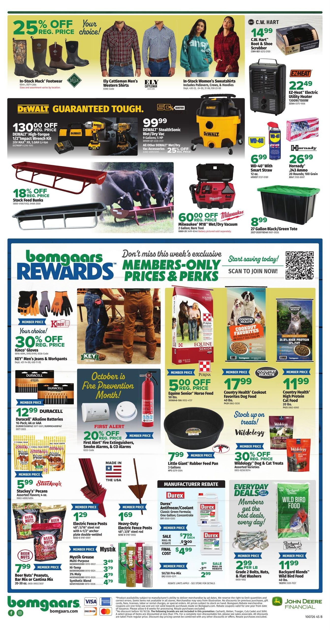 Bomgaars Weekly Ad October 7 - 12, 2026