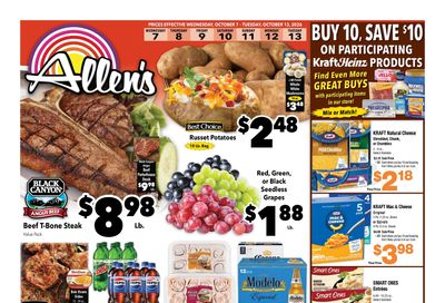 Allen's Food Mart Weekly Ad October 7 - 13, 2026
