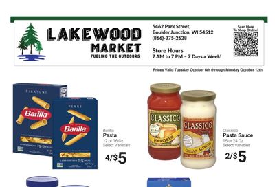 Lakewood Market Weekly Ad October 6 - 12, 2026