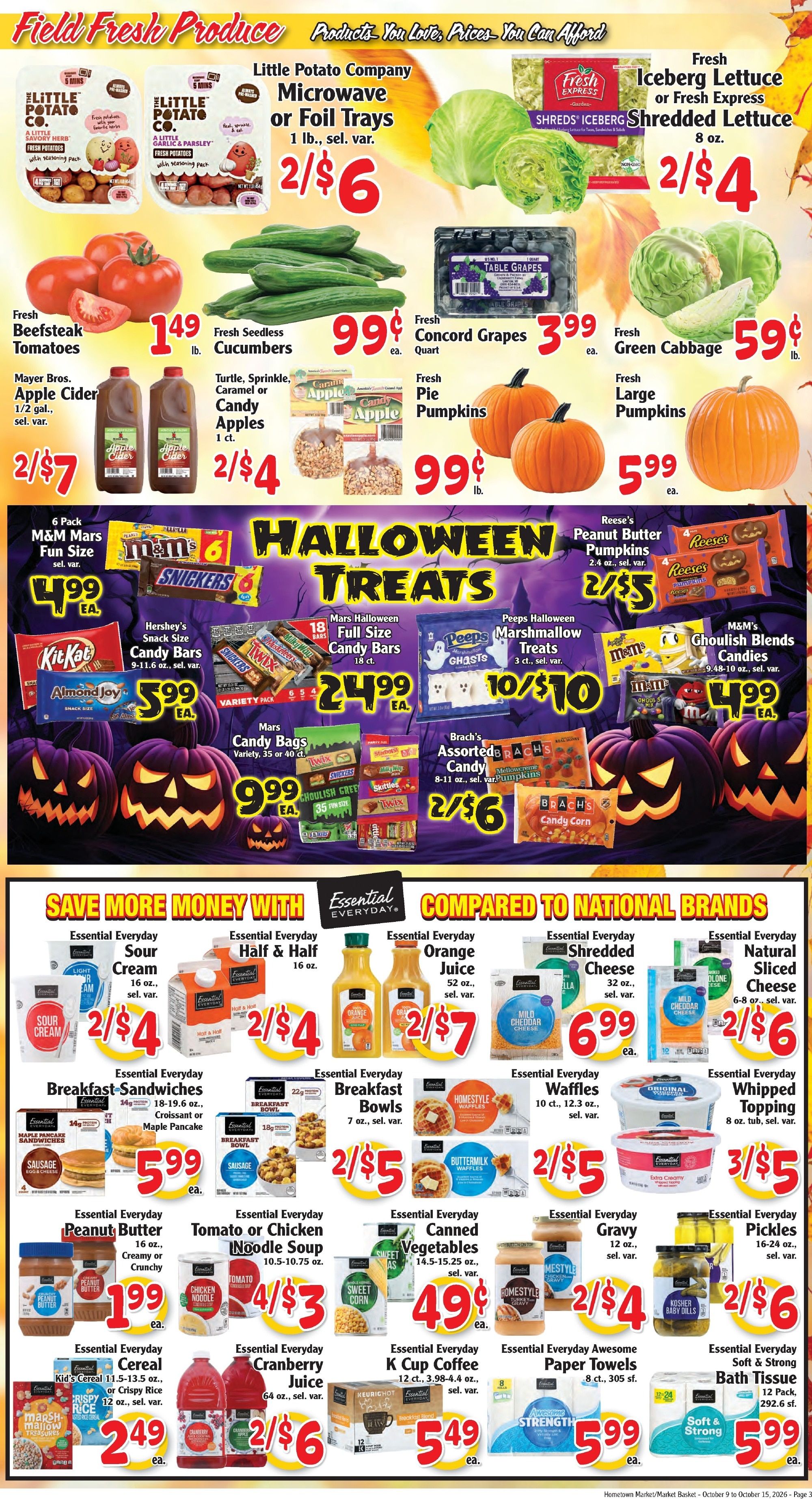 Market Basket Pennsylvania Weekly Ad October 9 - 15, 2026