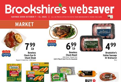 Brookshire's Websaver Weekly Ad October 7 - 13, 2026
