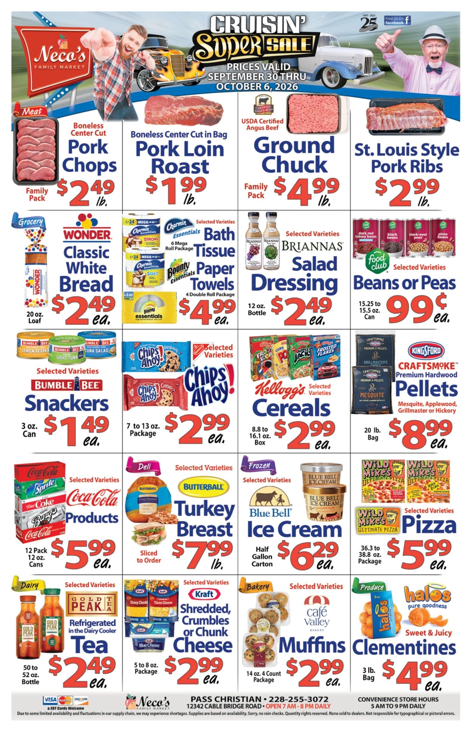 Neco's Family Market Weekly Ad September 30 - October 6, 2026