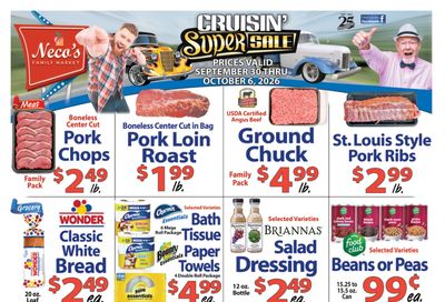 Neco's Family Market Weekly Ad September 30 - October 6, 2026