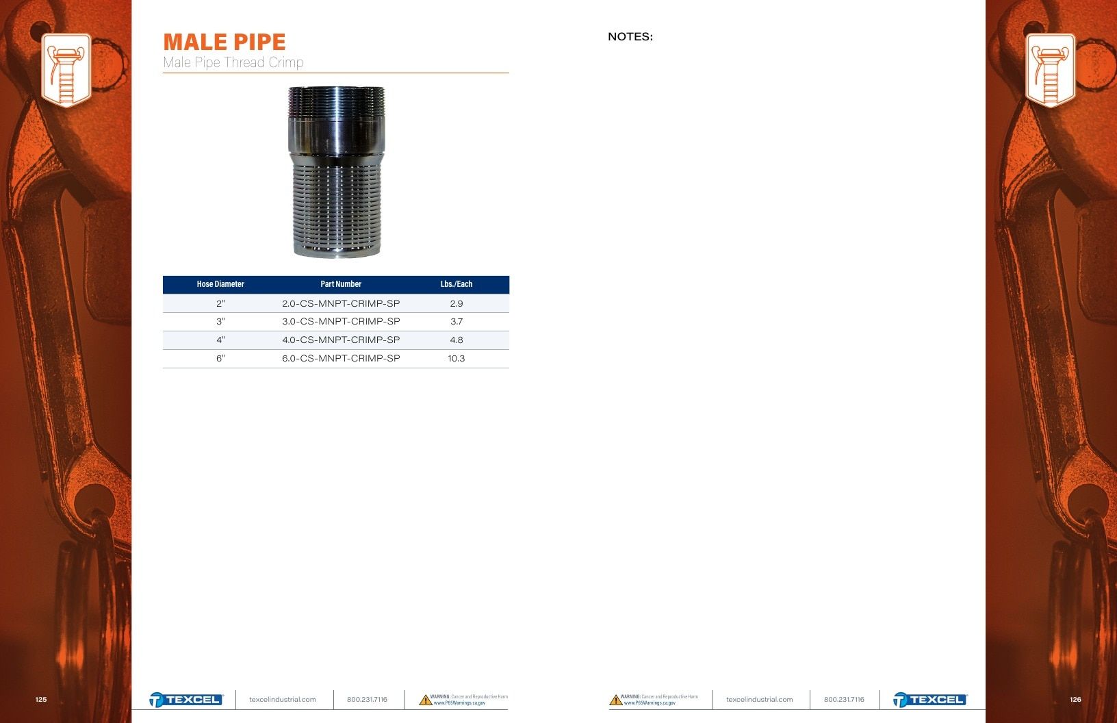 Texcel Industrial Hose Catalog Weekly Ad January 1 - December 31, 2026
