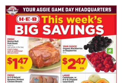 H-E-B (College Station Area, TX) Weekly Ad October 7 - 13, 2026