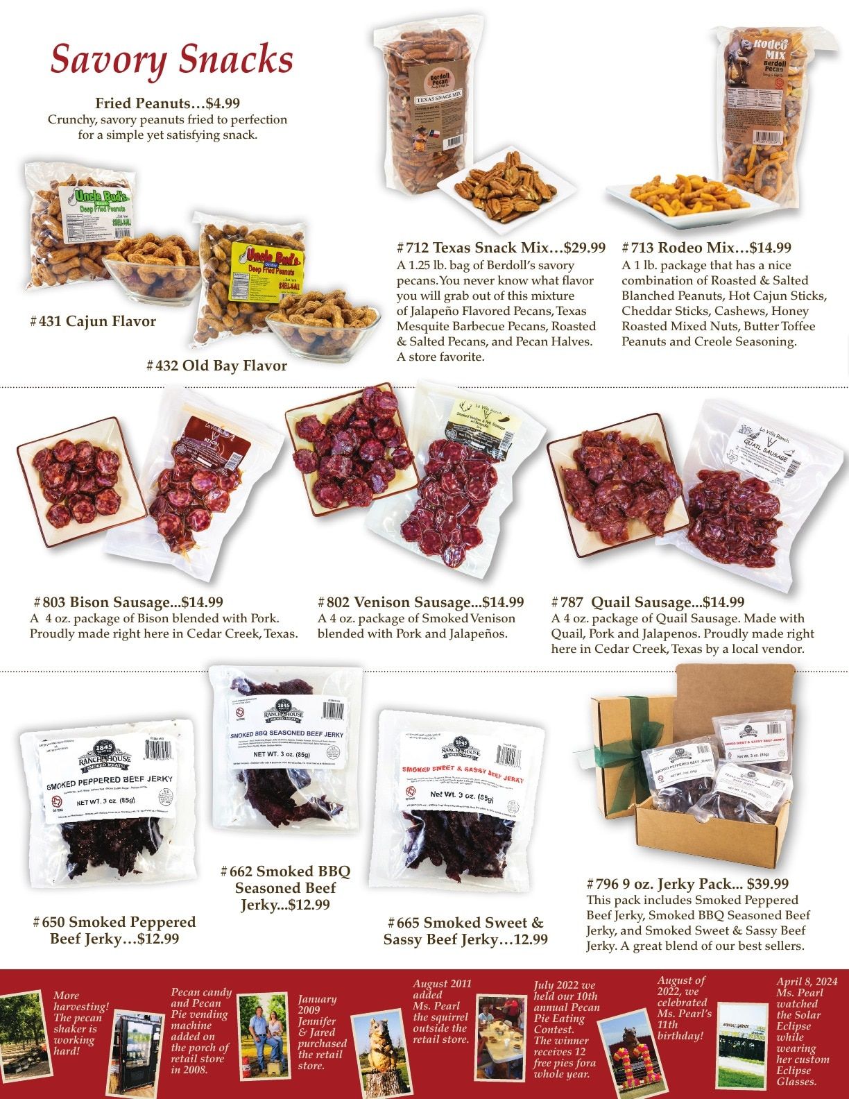 Berdoll Pecan Farm 2026-2027 Catalog Weekly Ad August 31, 2026 - December 31, 2027