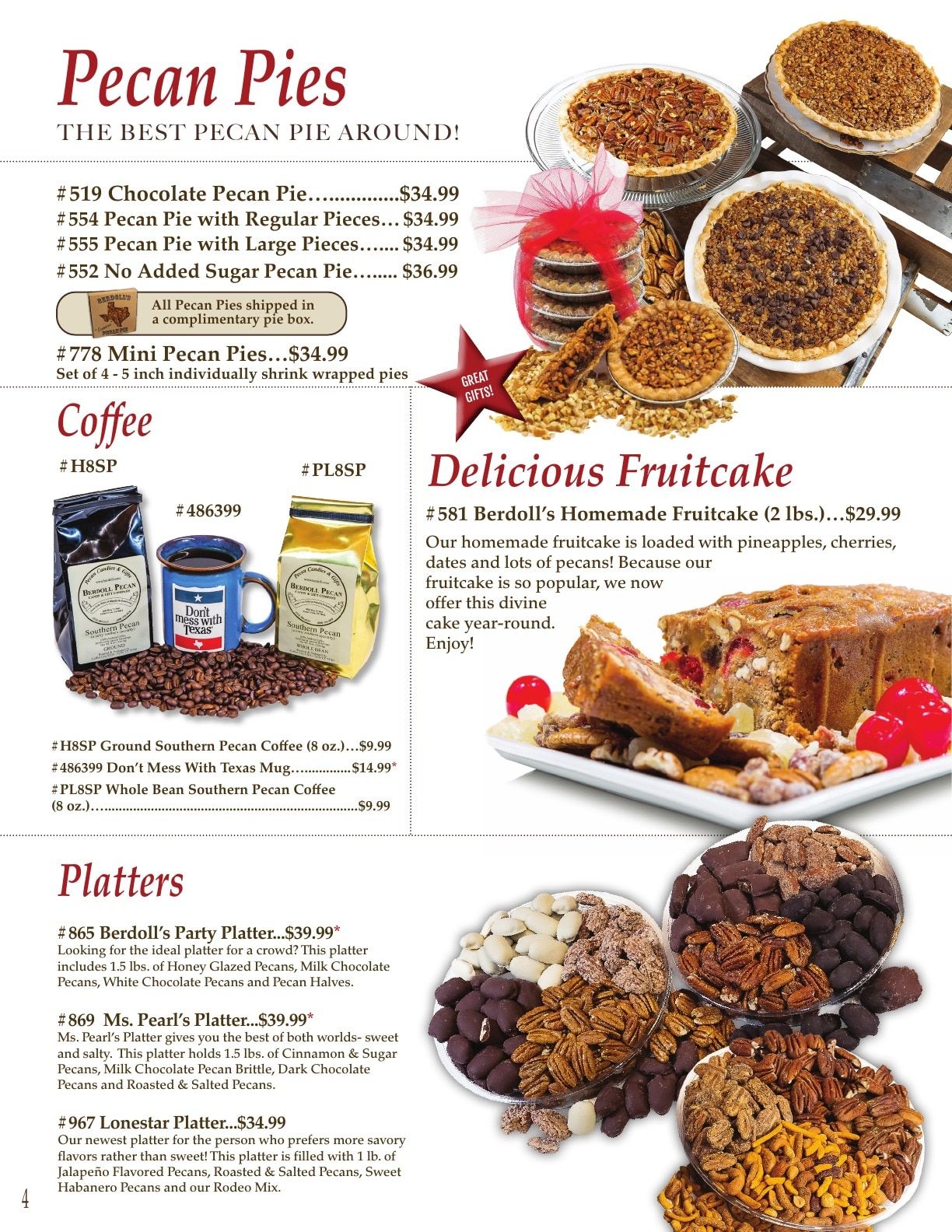 Berdoll Pecan Farm 2026-2027 Catalog Weekly Ad August 31, 2026 - December 31, 2027