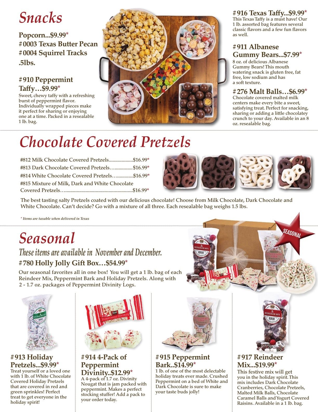 Berdoll Pecan Farm 2026-2027 Catalog Weekly Ad August 31, 2026 - December 31, 2027