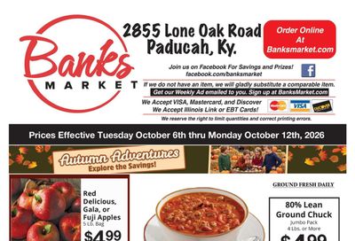 Banks Market Weekly Ad October 6 - 12, 2026