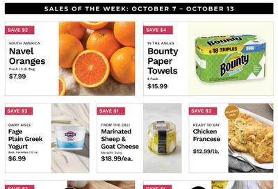 Palmer's Supermarket IGA Sales of the Week Weekly Ad October 7 - 13, 2026