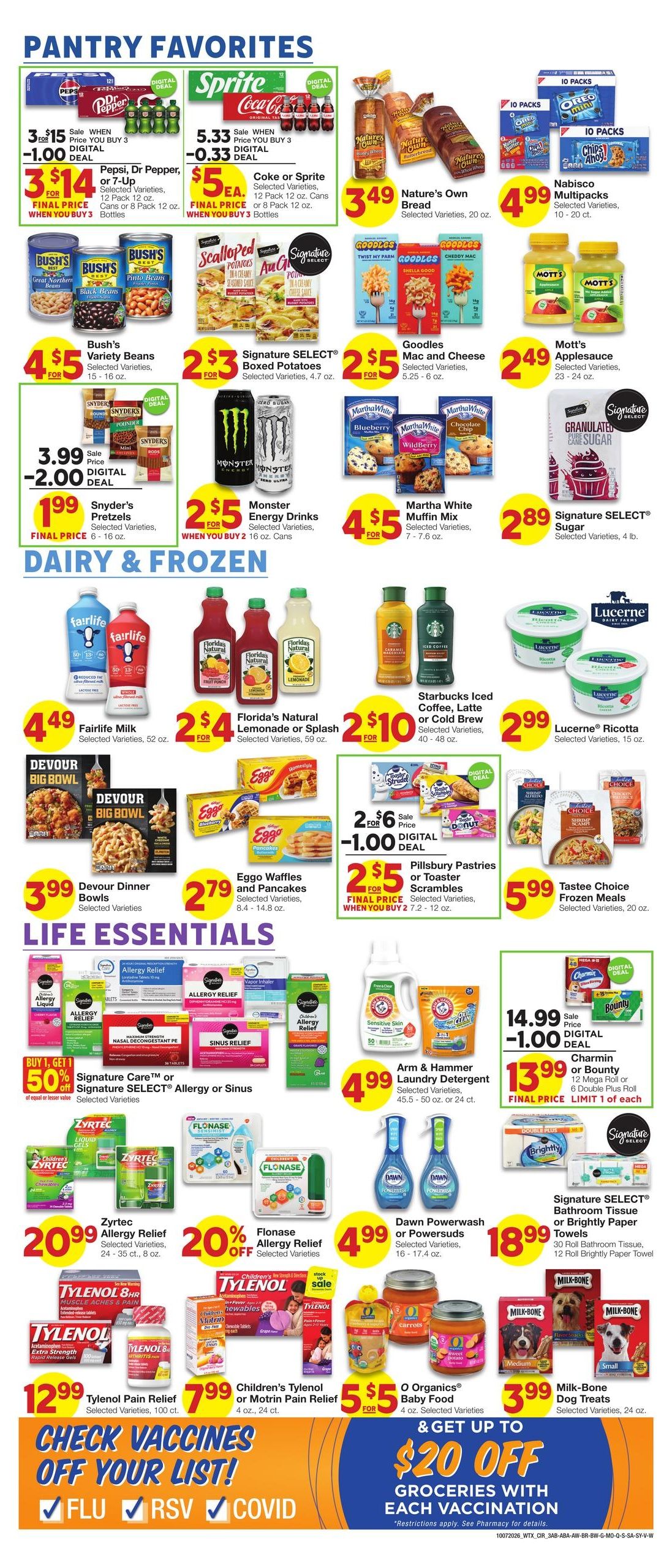 United Supermarkets (Bangs Area, TX) Weekly Ad October 7 - 13, 2026