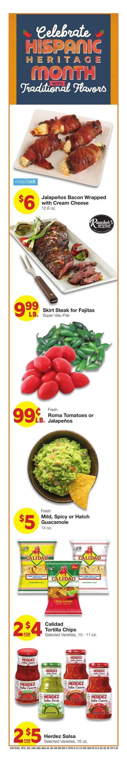 United Supermarkets (Bangs Area, TX) Weekly Ad October 7 - 13, 2026