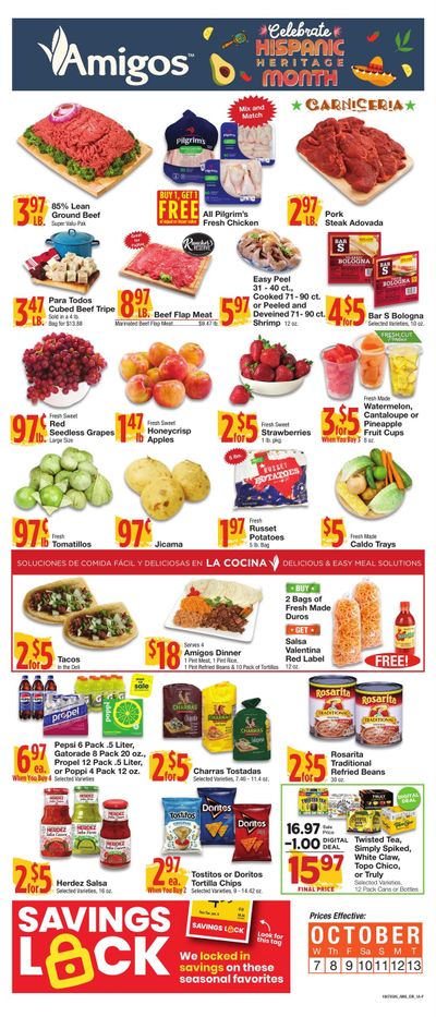 Amigos United (Amarillo Area, TX) Weekly Ad October 7 - 13, 2026