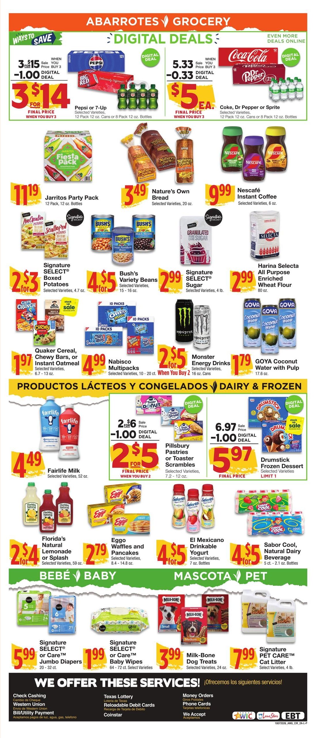 Amigos United (Amarillo Area, TX) Weekly Ad October 7 - 13, 2026