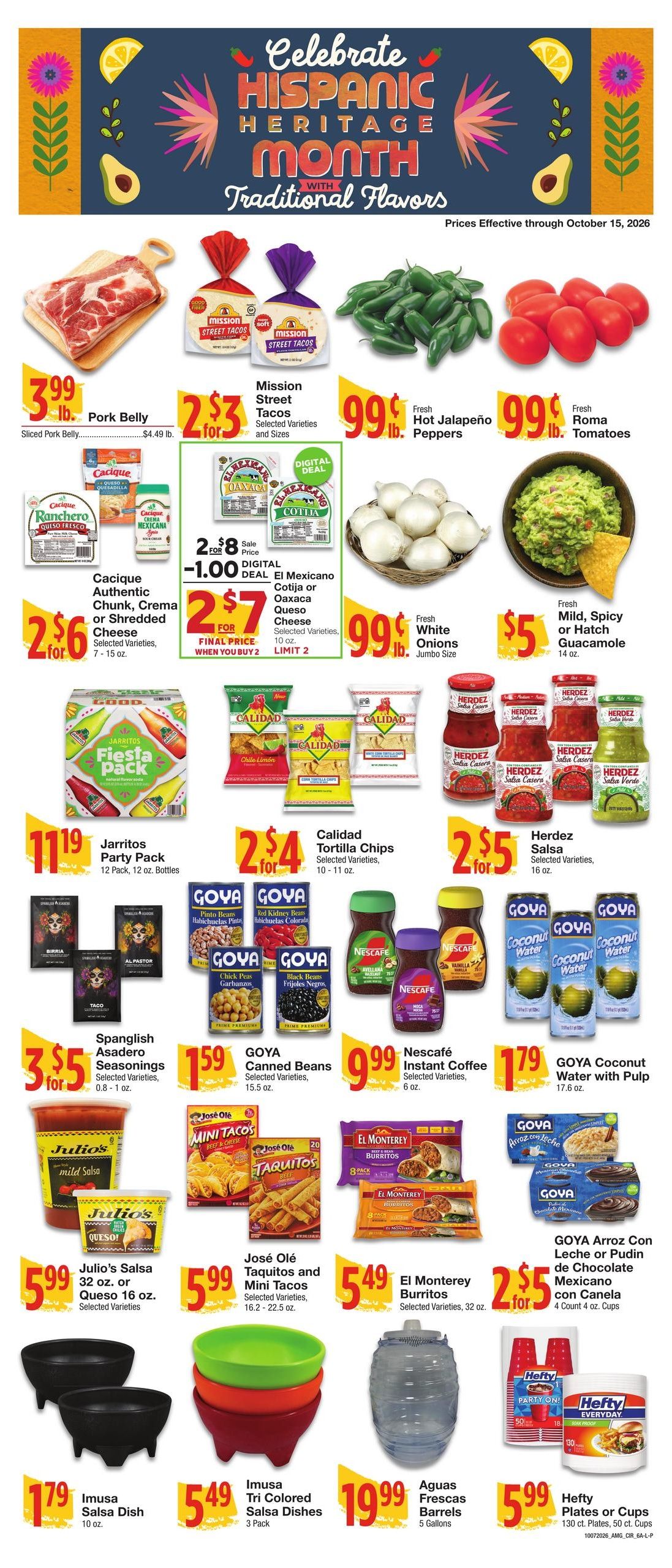 Amigos United (Amarillo Area, TX) Weekly Ad October 7 - 13, 2026