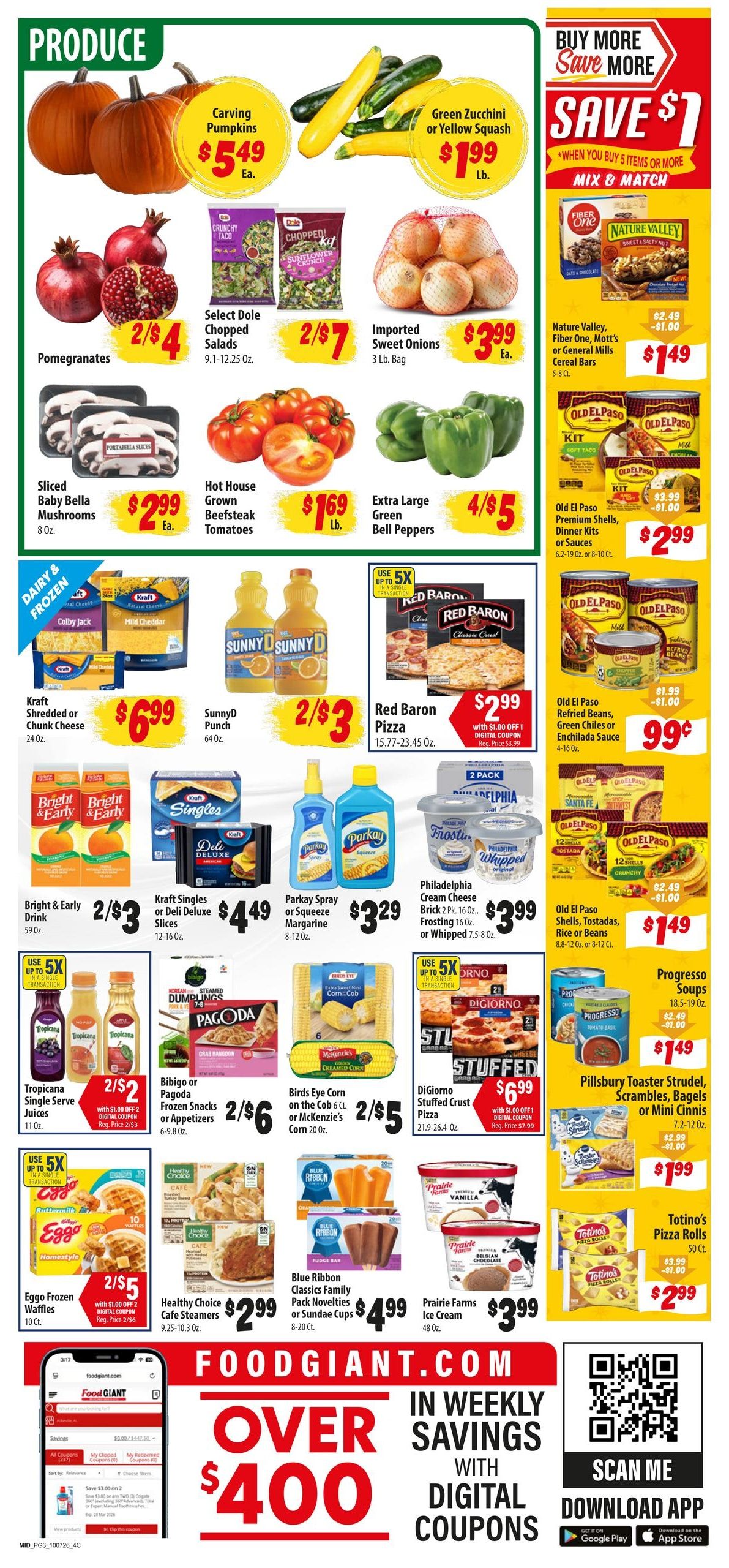 Food Giant (Jackson Area, TN) Weekly Ad October 7 - 13, 2026