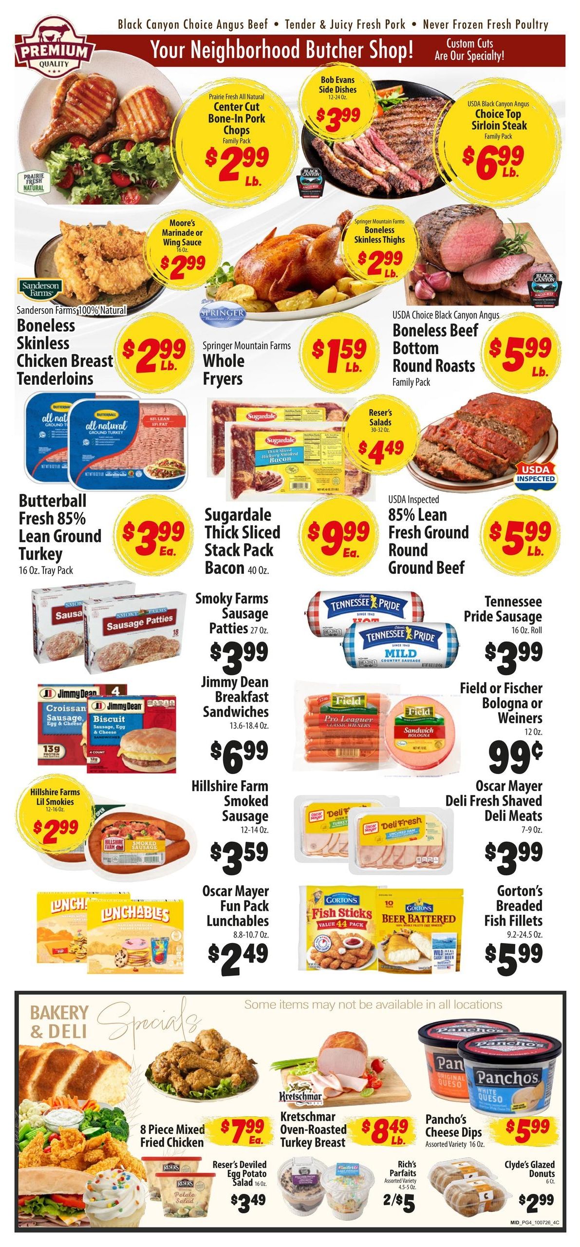 Food Giant (Jackson Area, TN) Weekly Ad October 7 - 13, 2026