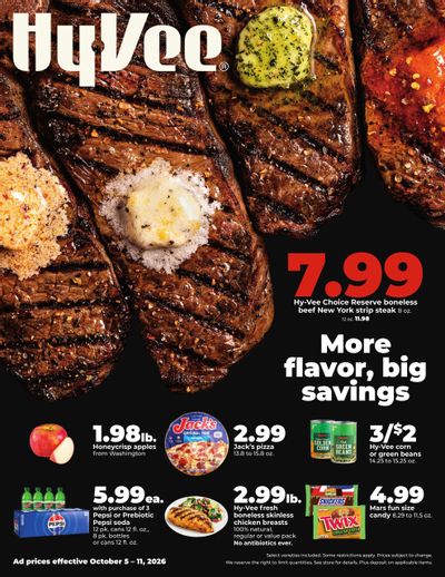 Hy-Vee (Cedar Falls Area, IA) Weekly Ad October 5 - 11, 2026
