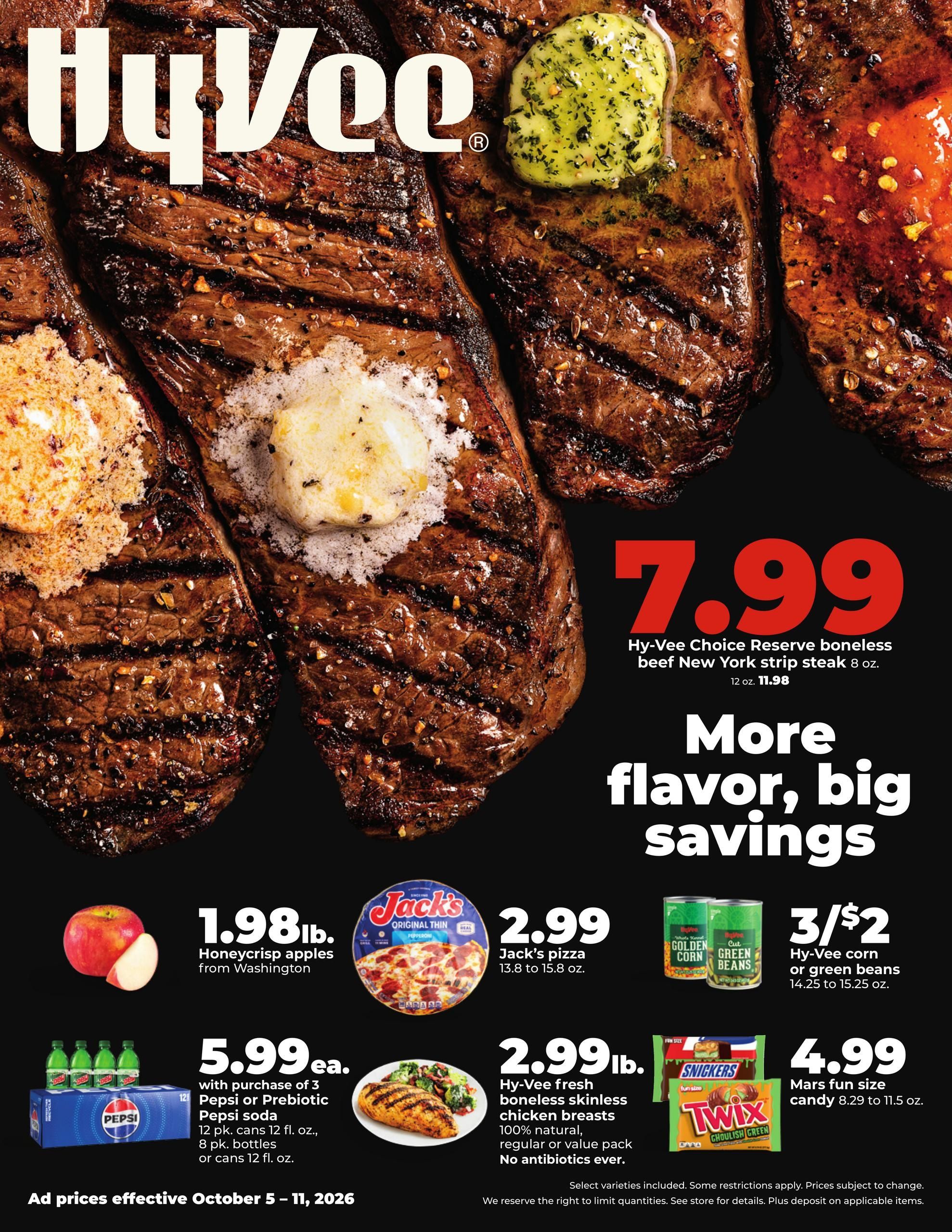 Hy-Vee (Cedar Falls Area, IA) Weekly Ad October 5 - 11, 2026