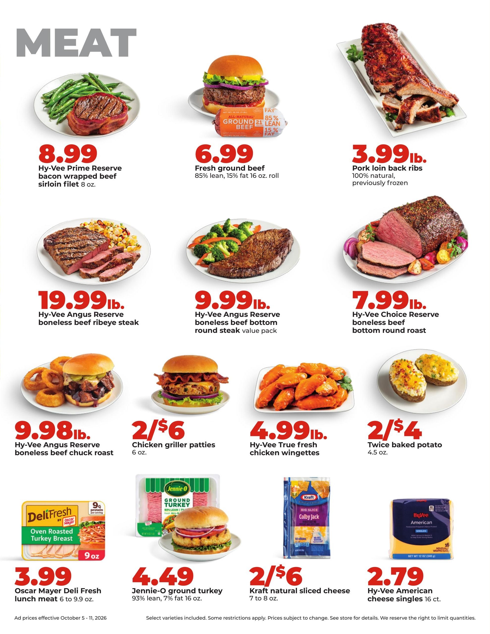 Hy-Vee (Cedar Falls Area, IA) Weekly Ad October 5 - 11, 2026