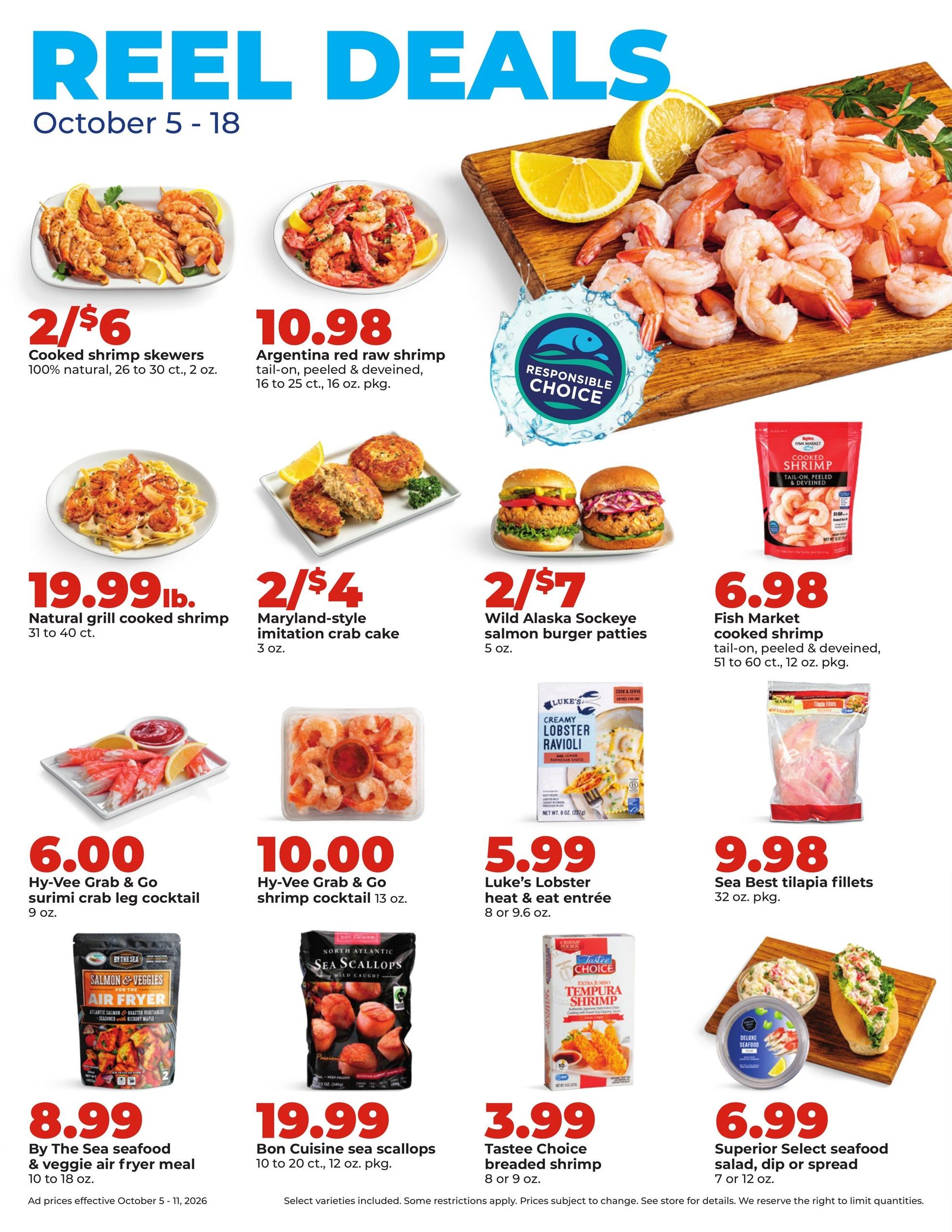 Hy-Vee (Cedar Falls Area, IA) Weekly Ad October 5 - 11, 2026
