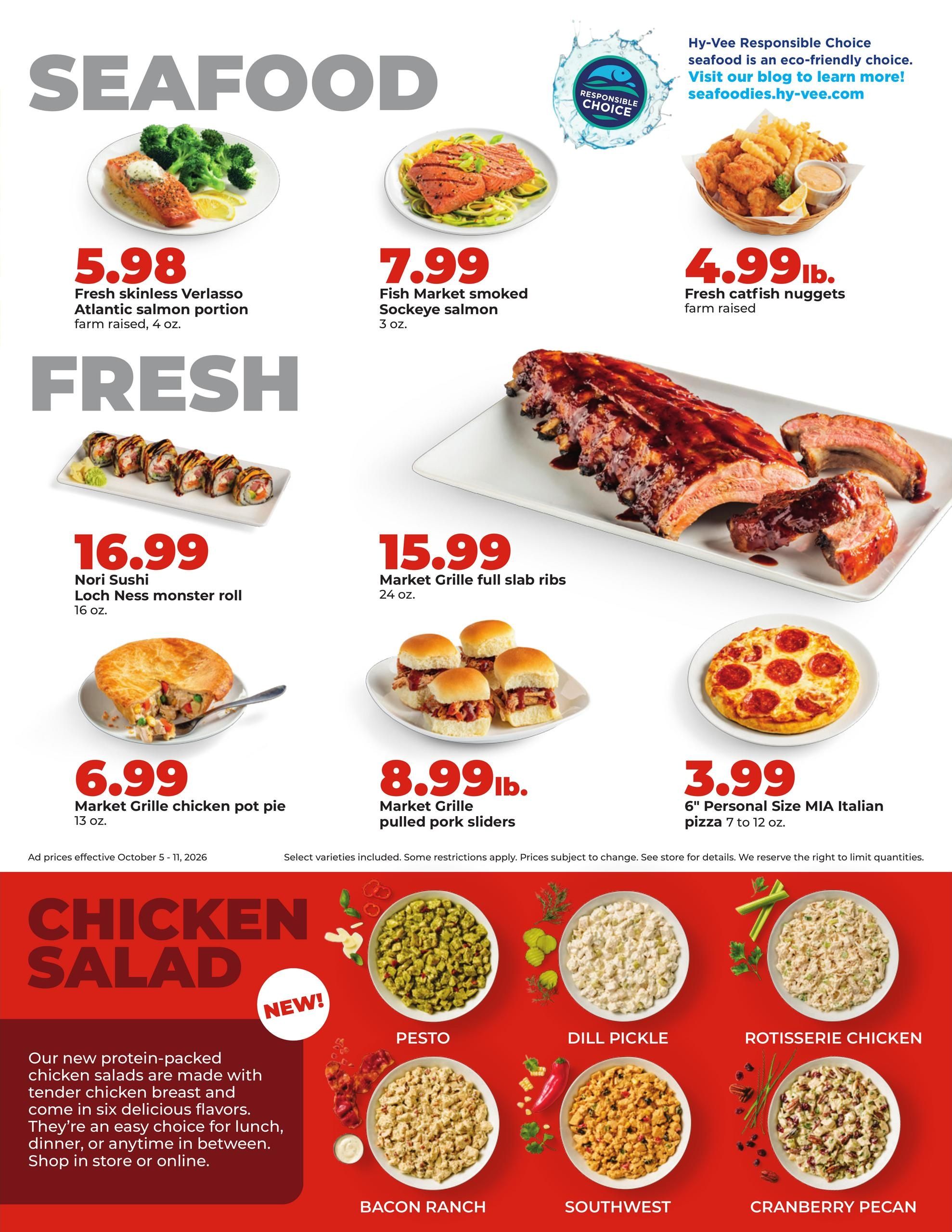 Hy-Vee (Cedar Falls Area, IA) Weekly Ad October 5 - 11, 2026