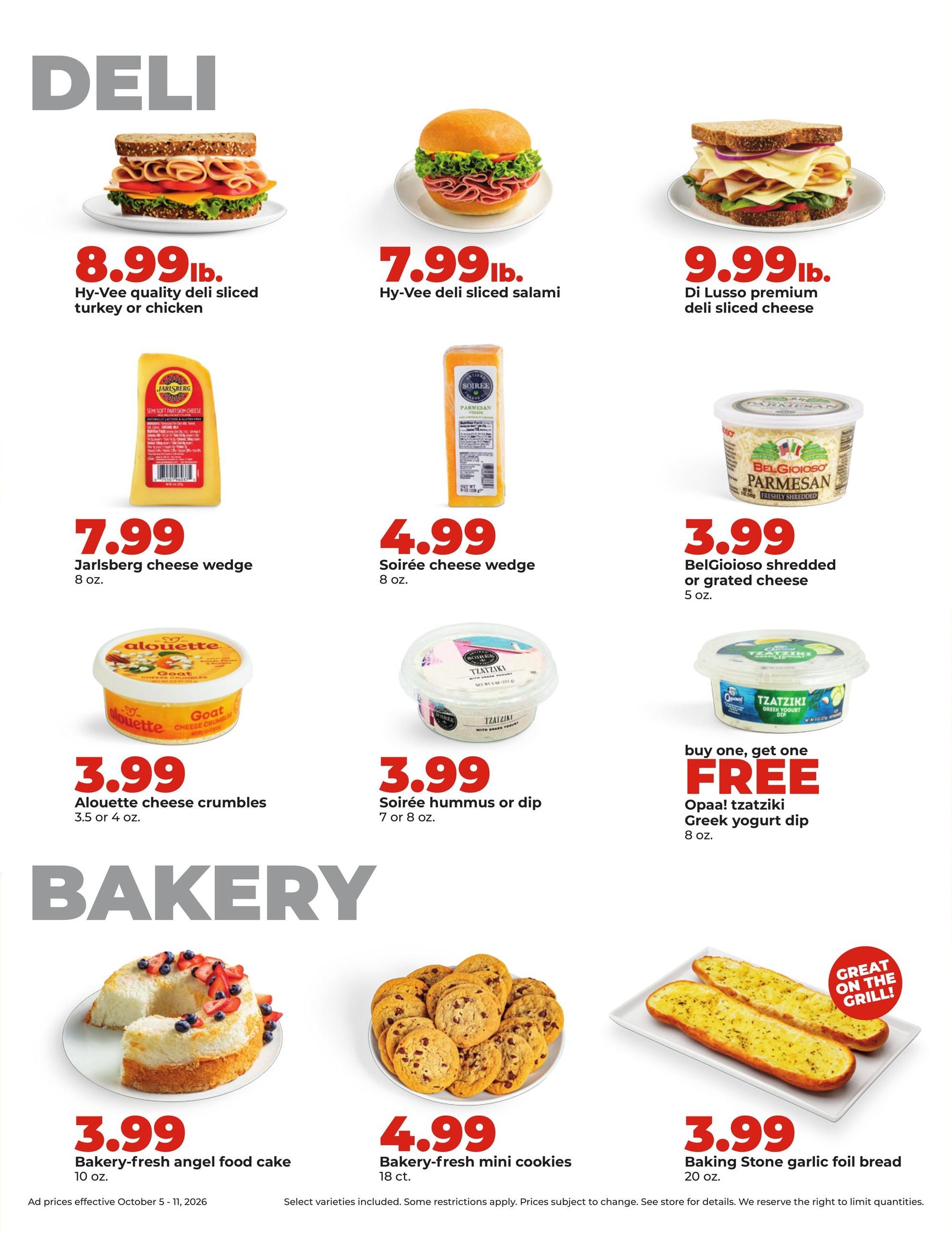Hy-Vee (Cedar Falls Area, IA) Weekly Ad October 5 - 11, 2026