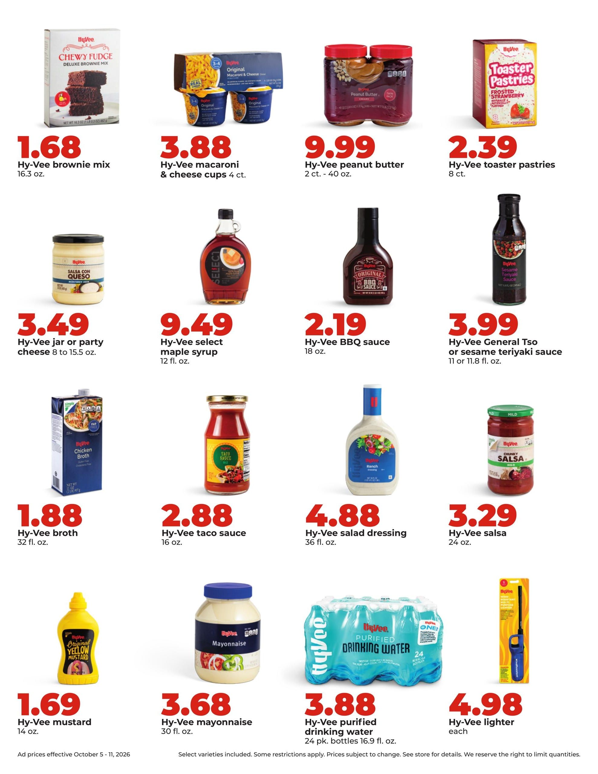 Hy-Vee (Cedar Falls Area, IA) Weekly Ad October 5 - 11, 2026