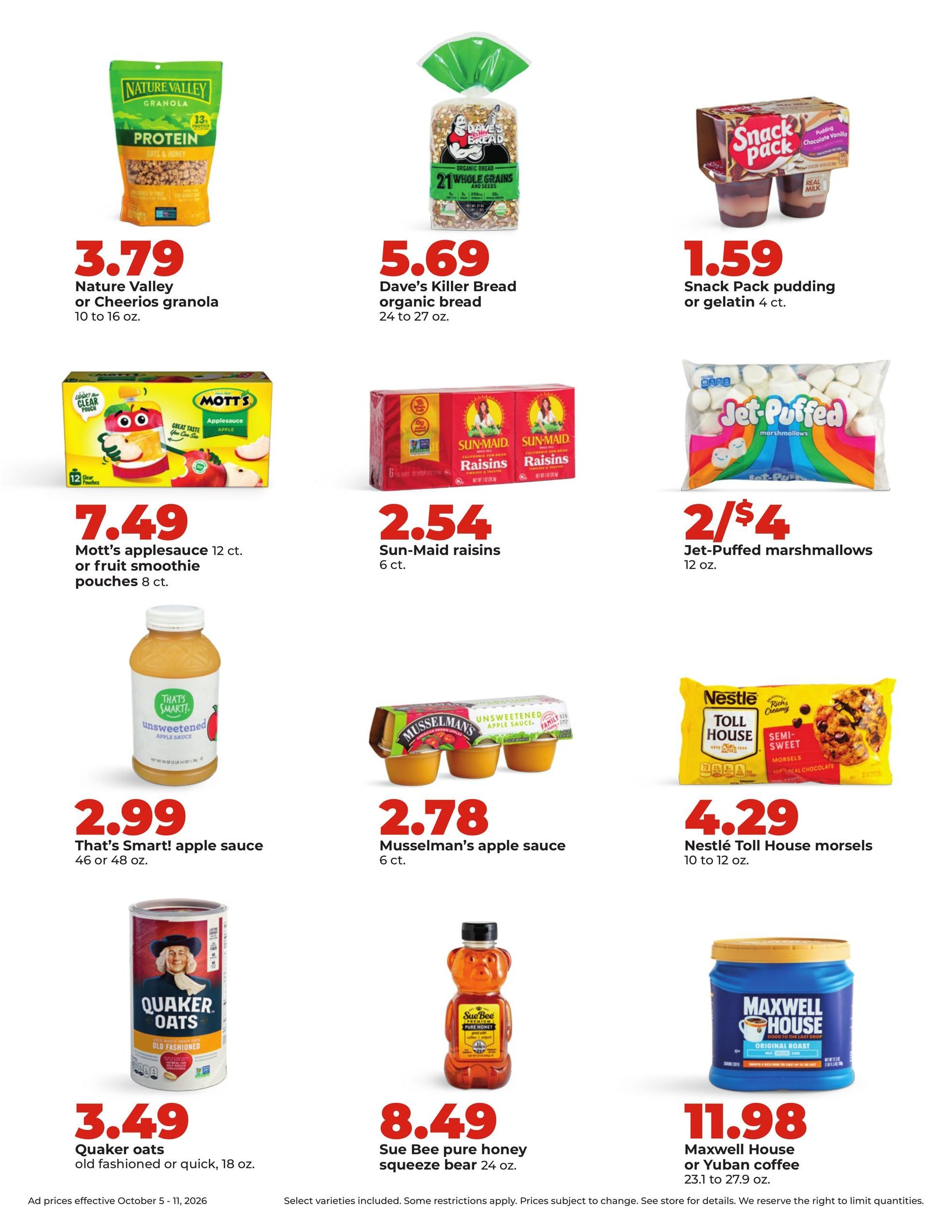 Hy-Vee (Cedar Falls Area, IA) Weekly Ad October 5 - 11, 2026
