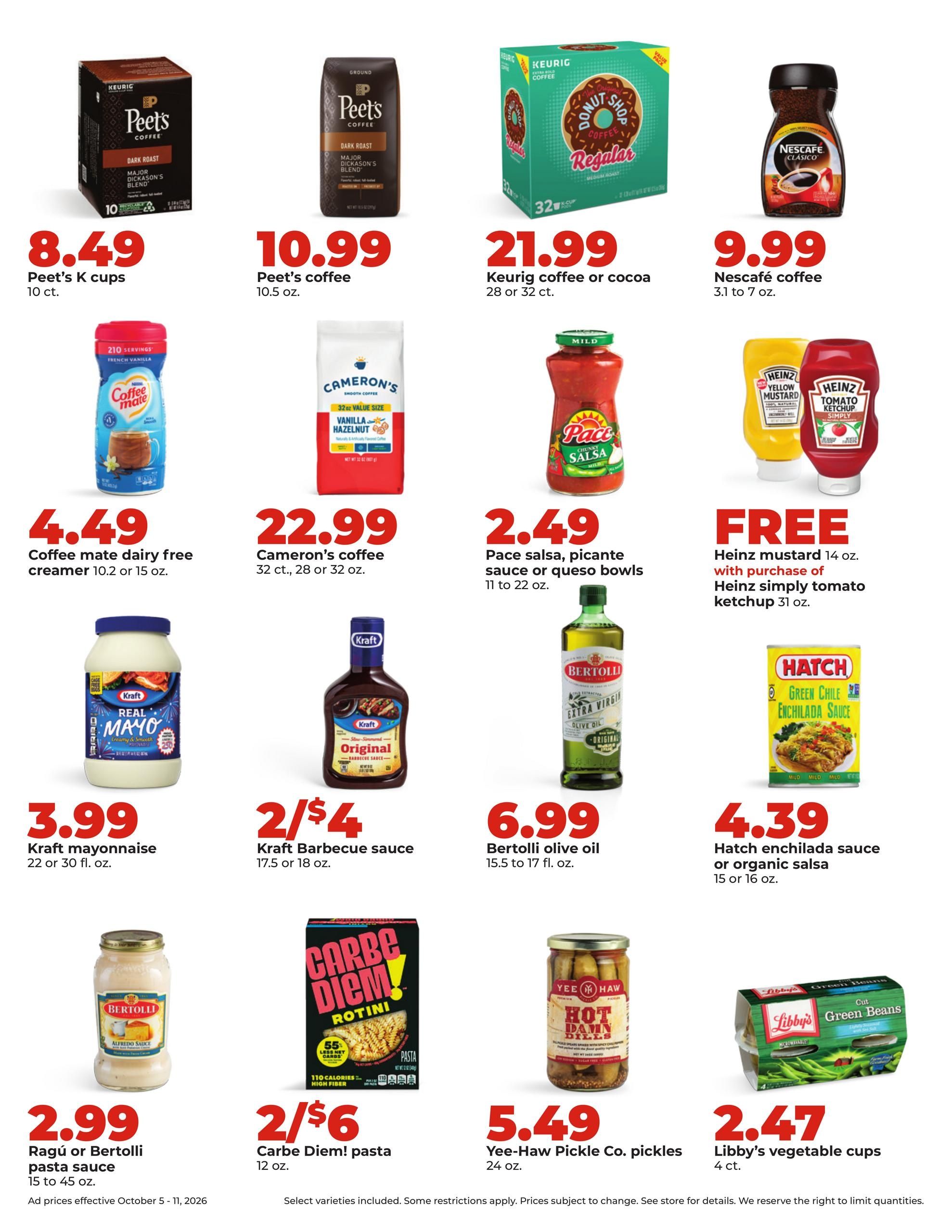 Hy-Vee (Cedar Falls Area, IA) Weekly Ad October 5 - 11, 2026