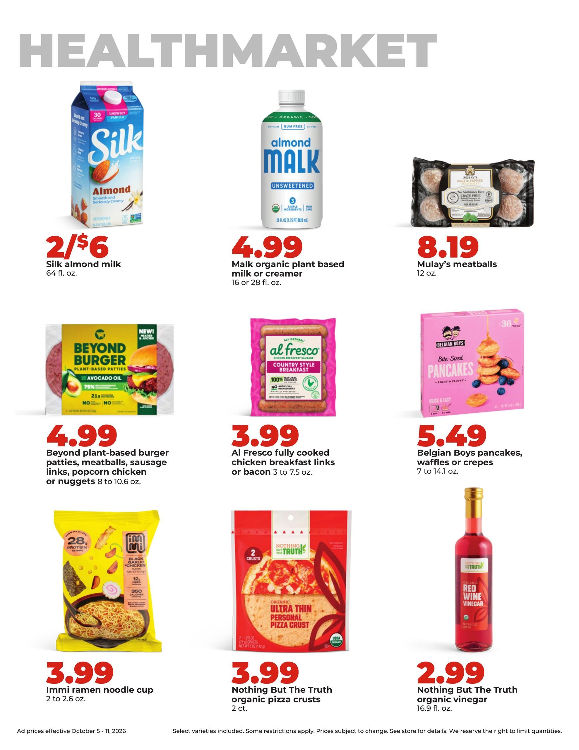 Hy-Vee (Cedar Falls Area, IA) Weekly Ad October 5 - 11, 2026