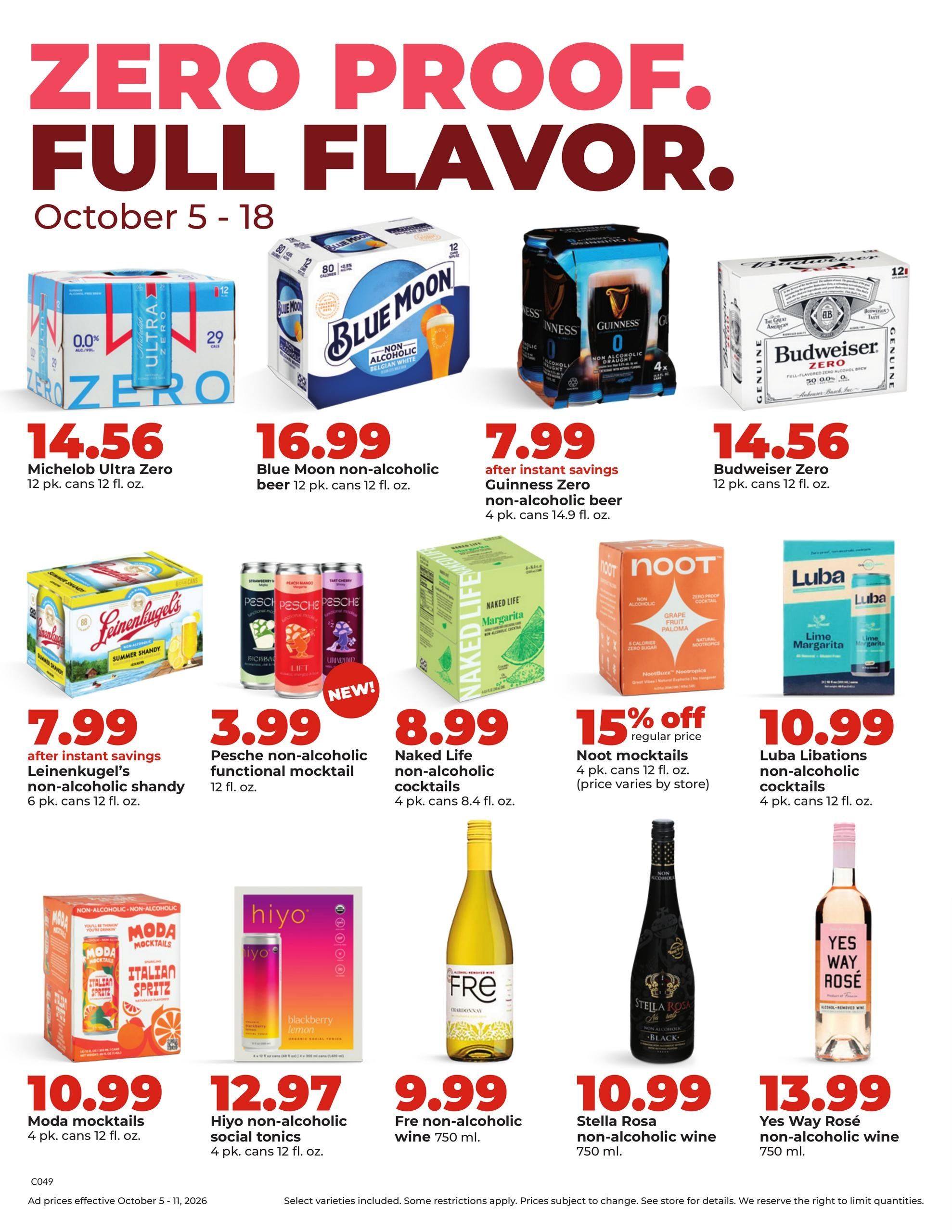 Hy-Vee (Cedar Falls Area, IA) Weekly Ad October 5 - 11, 2026