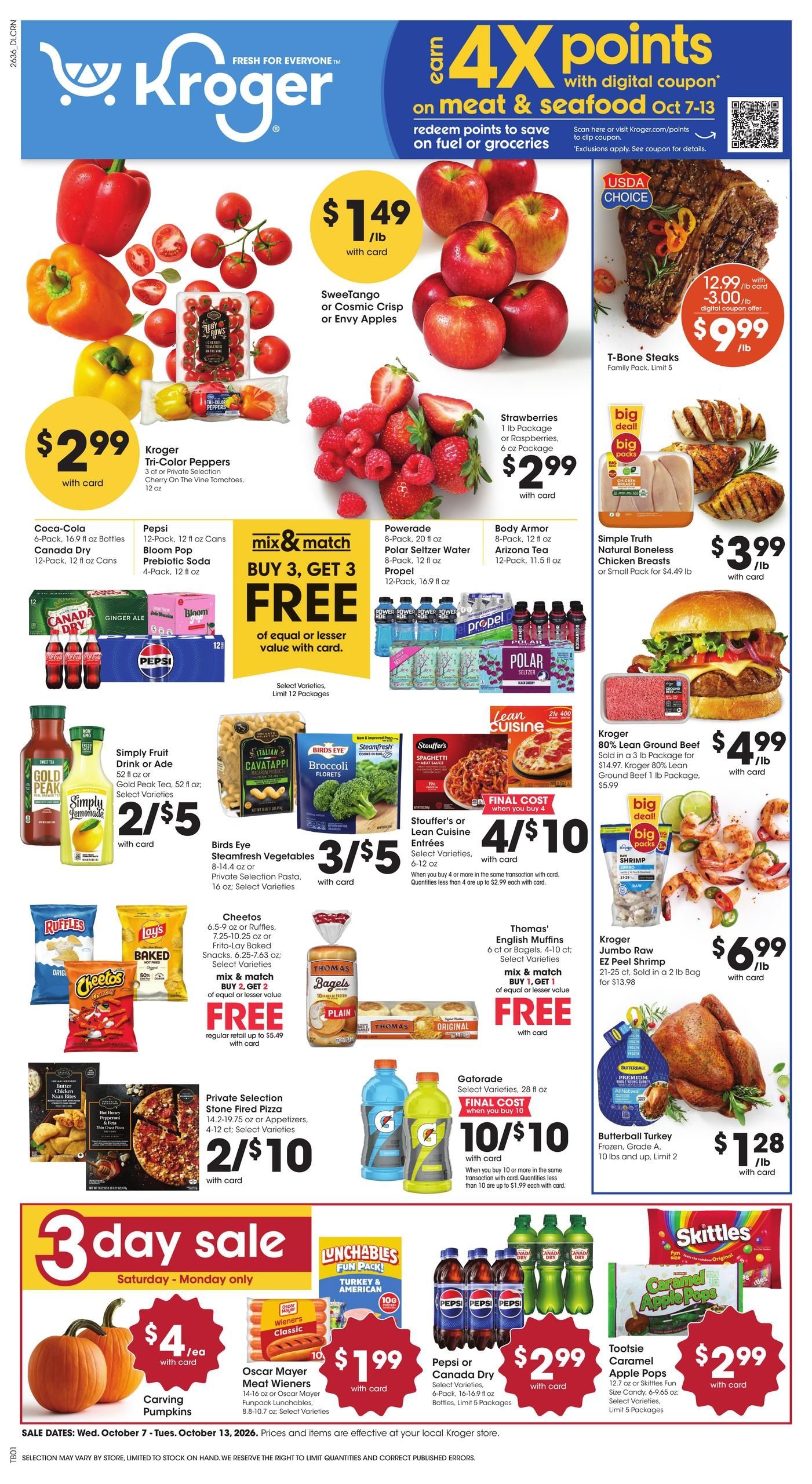 Kroger (Corinth Area, MS) Weekly Ad October 7 - 13, 2026