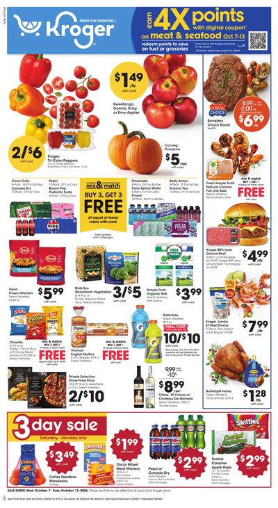 Kroger (Macon Area, GA) Weekly Ad October 7 - 13, 2026