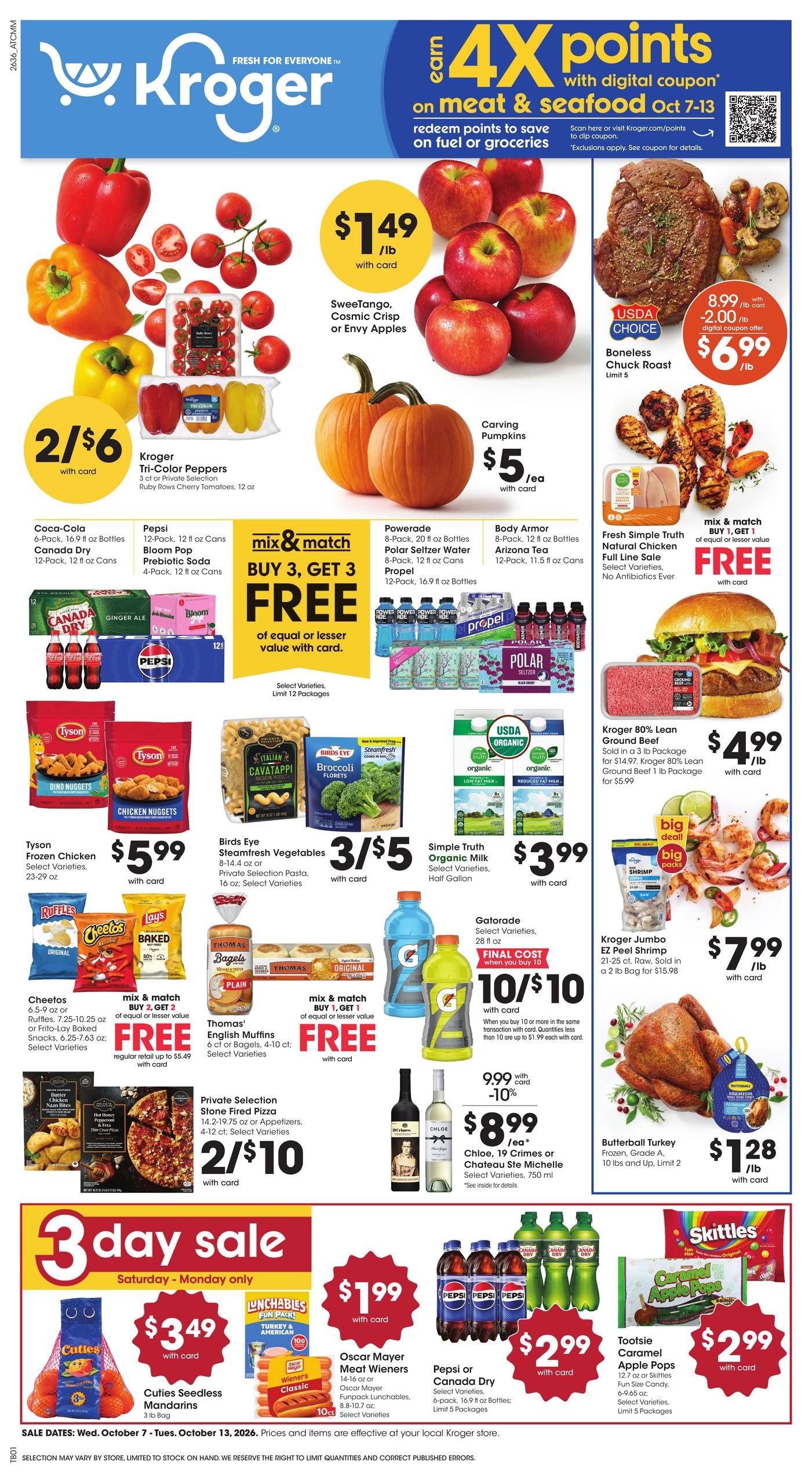 Kroger (Macon Area, GA) Weekly Ad October 7 - 13, 2026