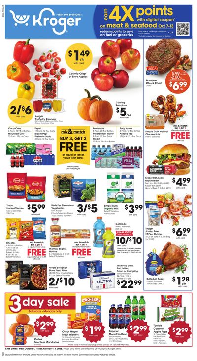Kroger (Martinsville Area, VA) Weekly Ad October 7 - 13, 2026