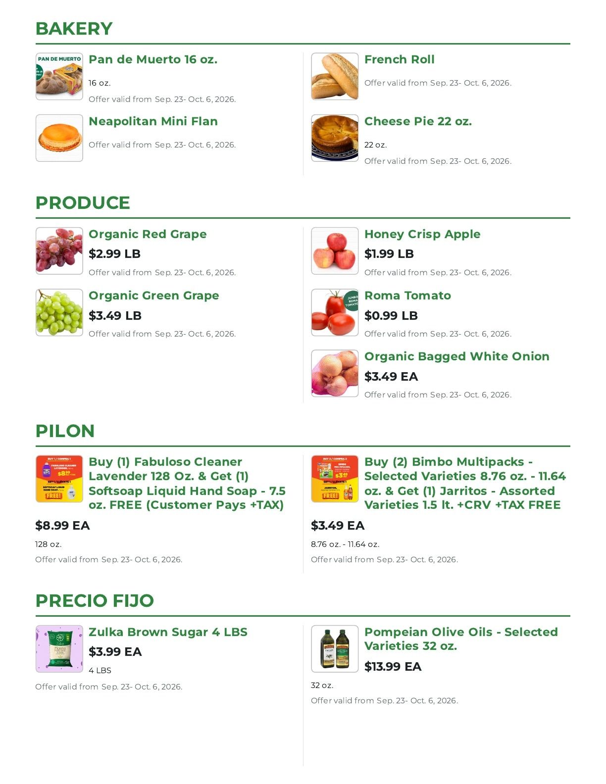 Northgate Market Weekly Ad September 23 - October 6, 2026