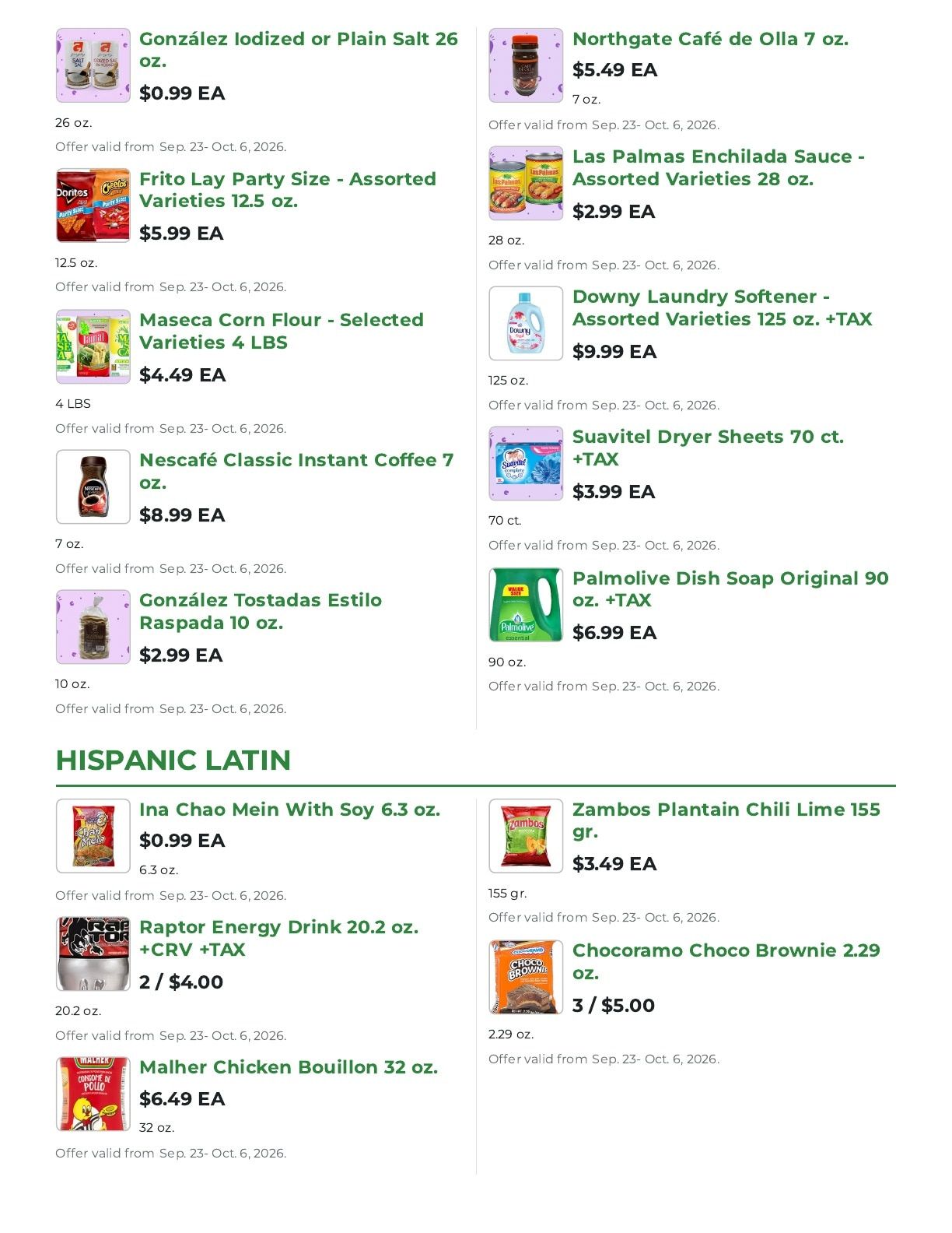 Northgate Market Weekly Ad September 23 - October 6, 2026