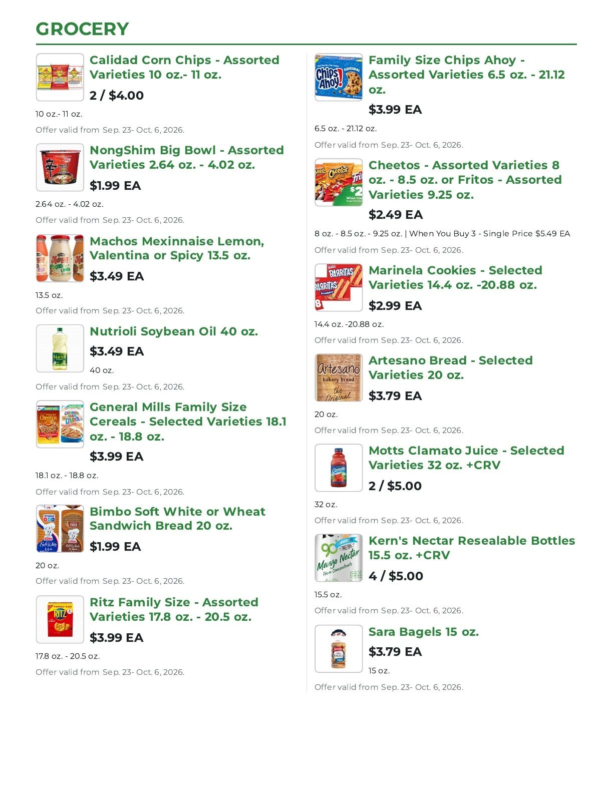 Northgate Market Weekly Ad September 23 - October 6, 2026