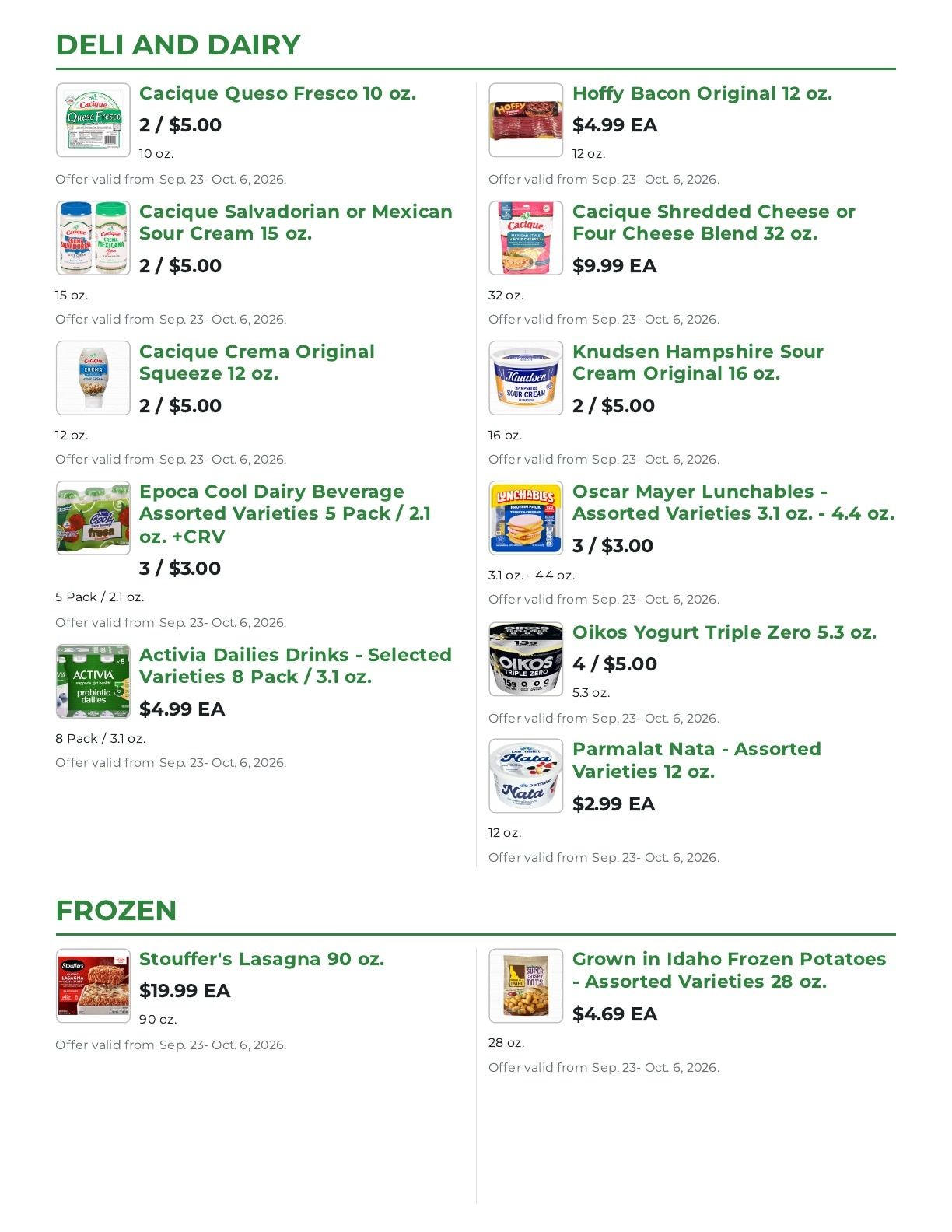 Northgate Market Weekly Ad September 23 - October 6, 2026