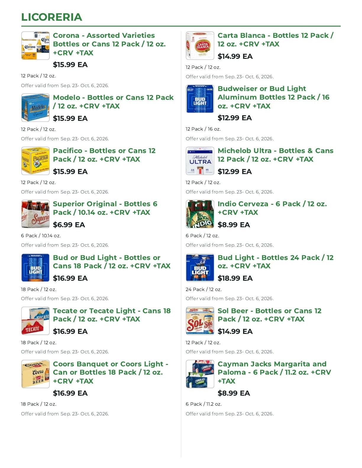 Northgate Market Weekly Ad September 23 - October 6, 2026